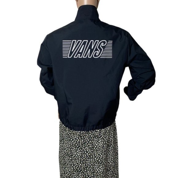 Vans Sport Check Reversible Jacket Black Casual Camo Women's Size XS VN0A4SB2BLK - Picture 10 of 12